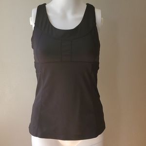Athleta black S racerback tank top